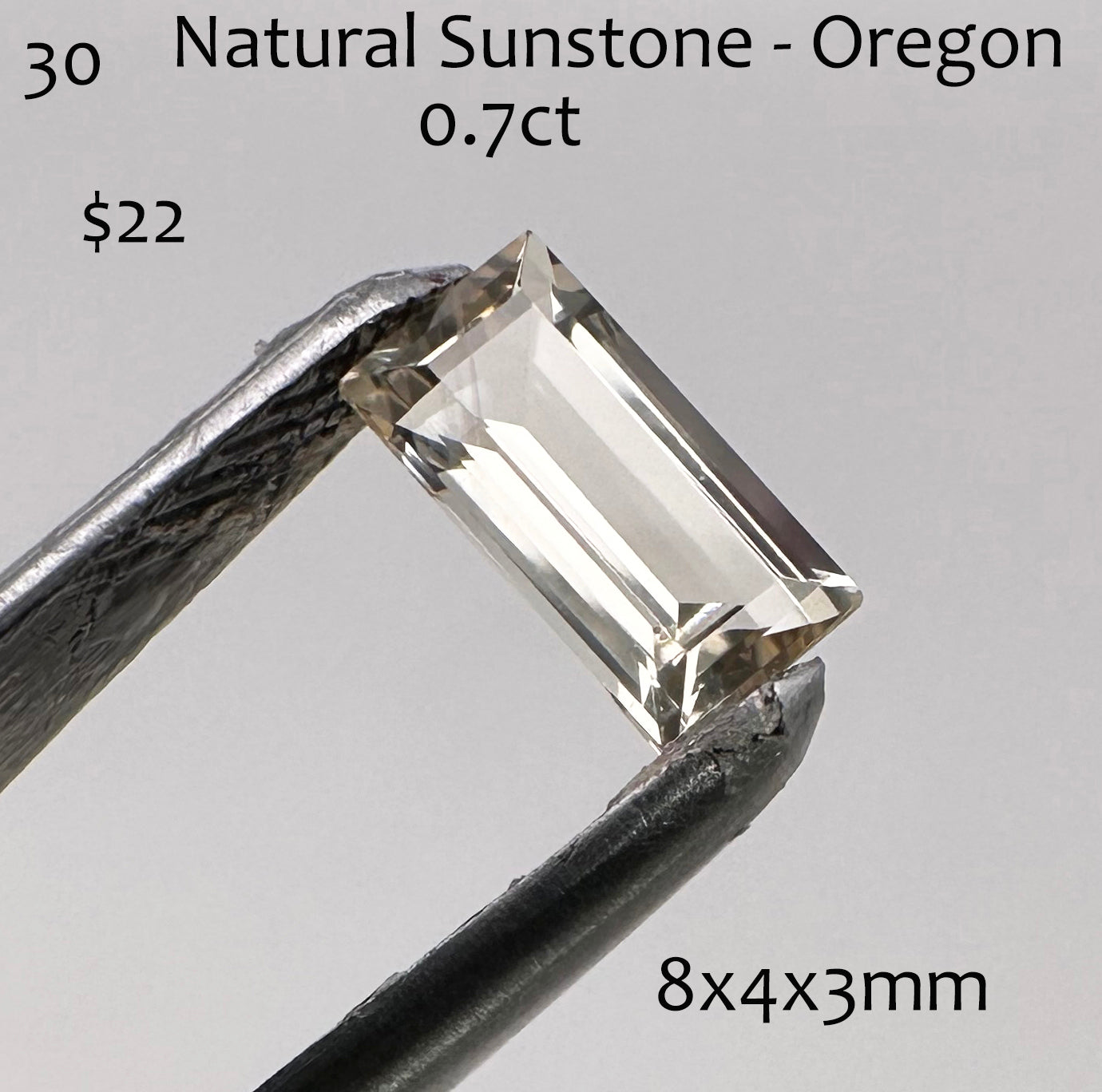 Sunstone - Natural - Oregon - 0.76ct total