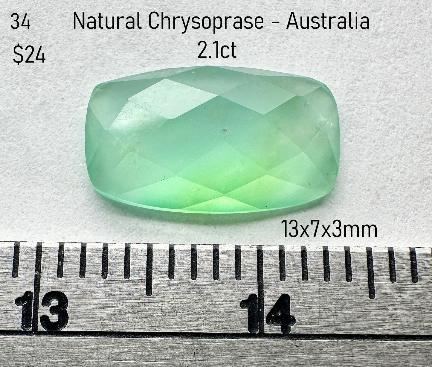 Chrysoprase - Natural - Australia - 2.1ct