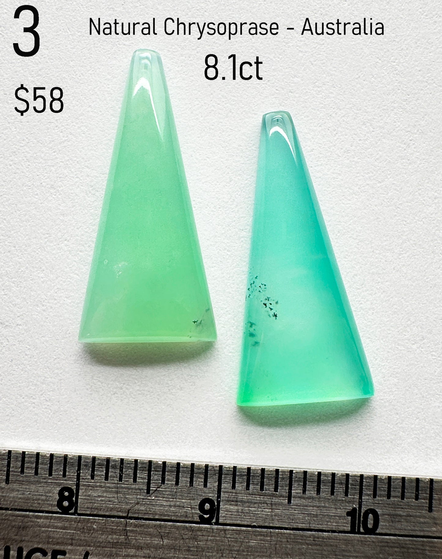 Chrysoprase - Natural - Australia - 8.1ct
