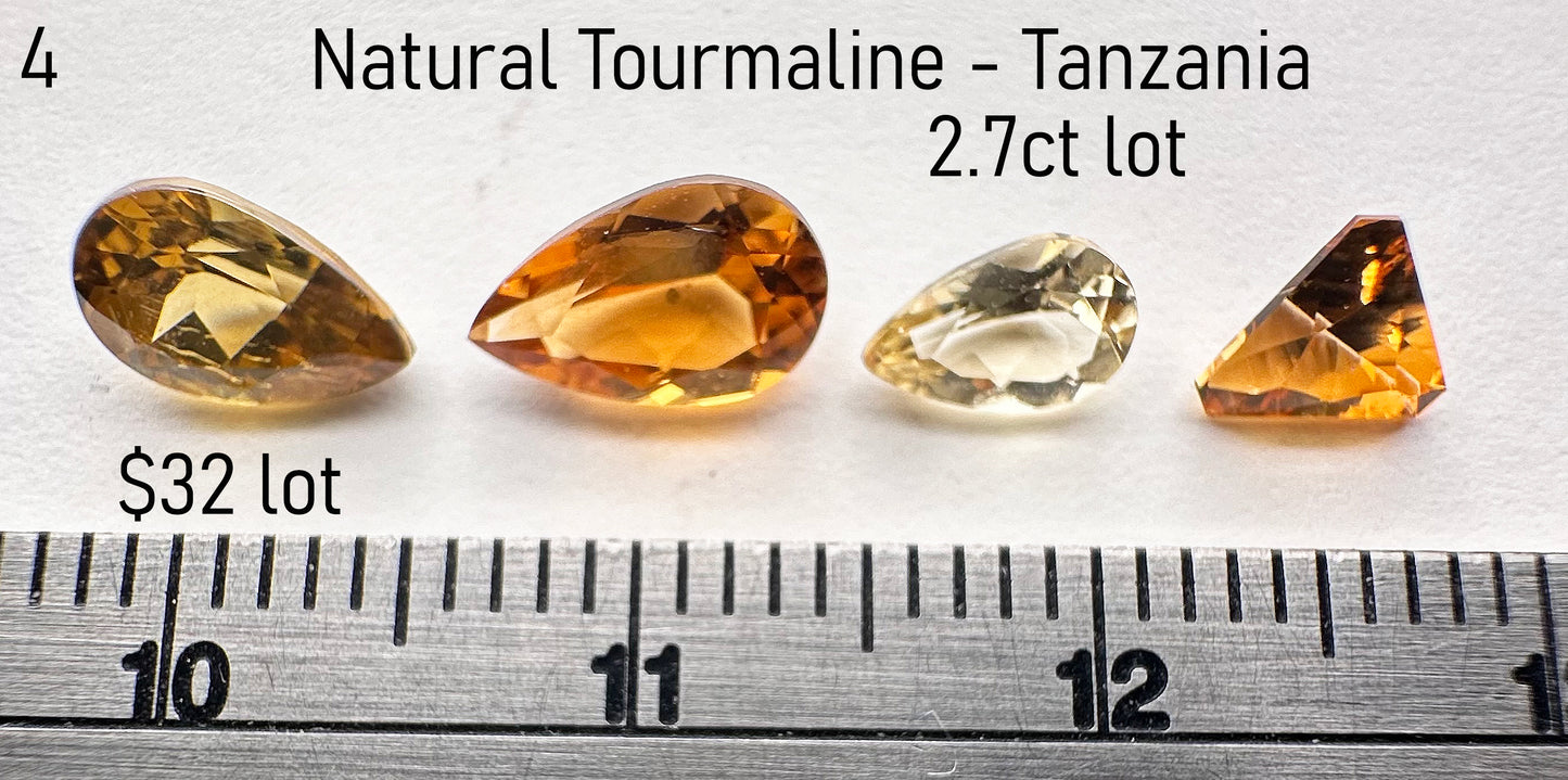 Tourmaline - Natural - Tanzania - 2.7ct total