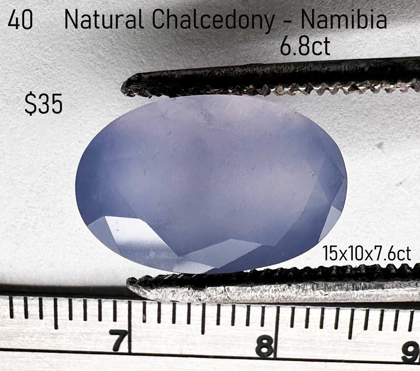 Chalcedony - Natural - Namibia - 6.8ct