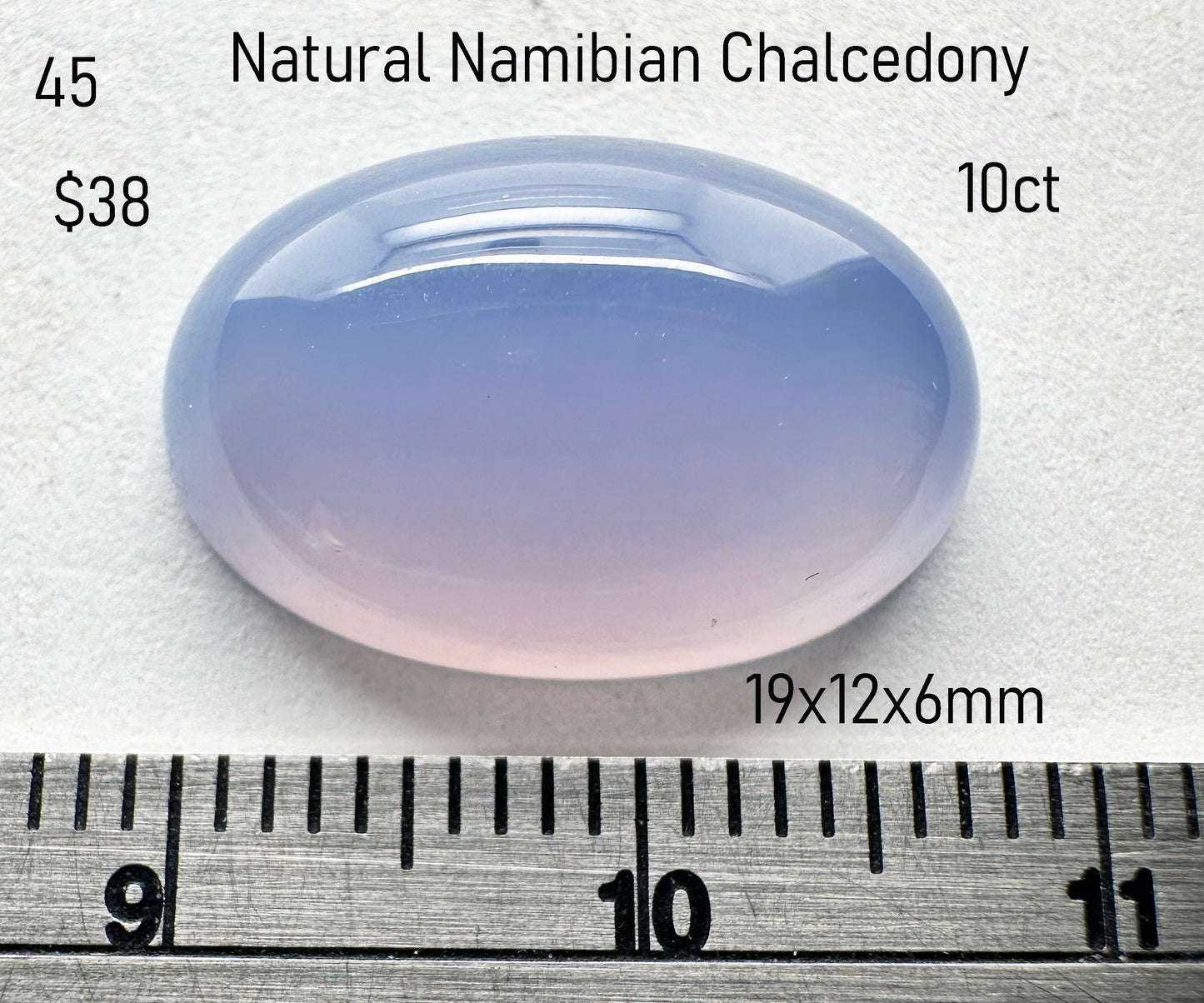 Chalcedony - Natural - Namibia - 10ct