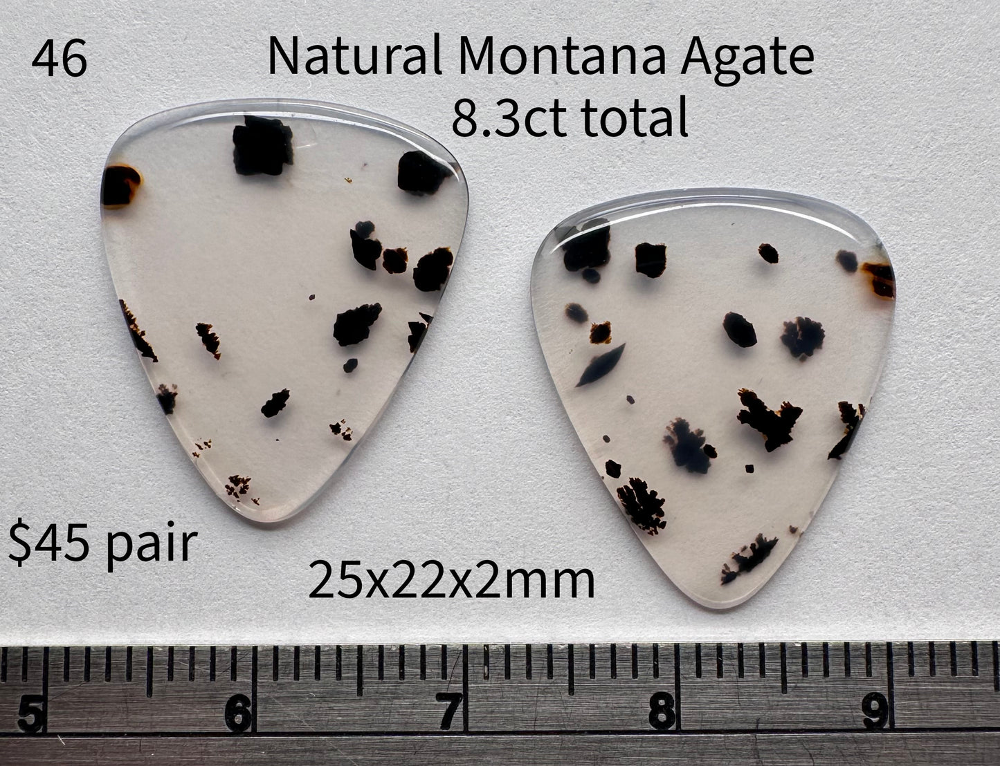 Agate - Natural - Montana - 8.3ct total