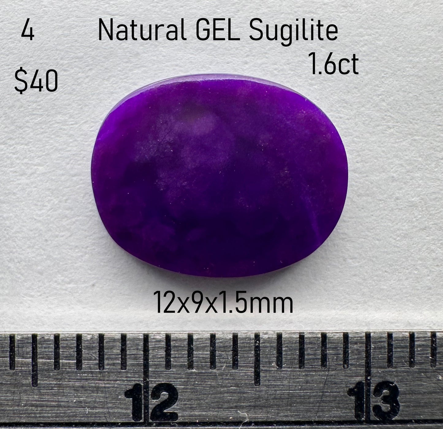 Sugilite - Natural - South Africa - 1.6ct
