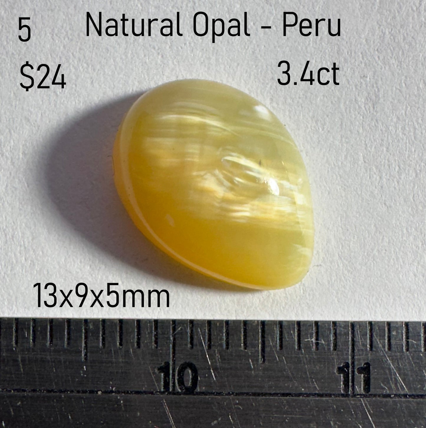 Opal - Natural - Peru - 3.4ct