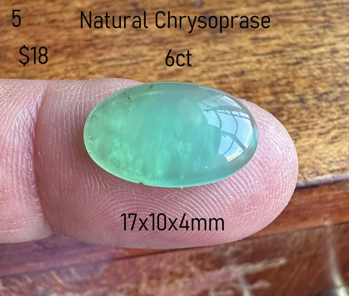 Chrysoprase - Natural - Australia - 6ct