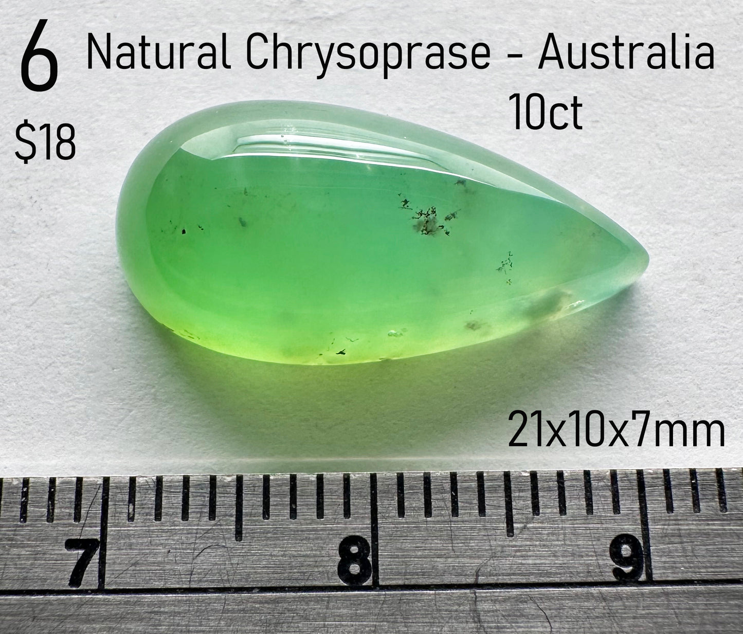 Chrysoprase - Natural - Australia - 10ct