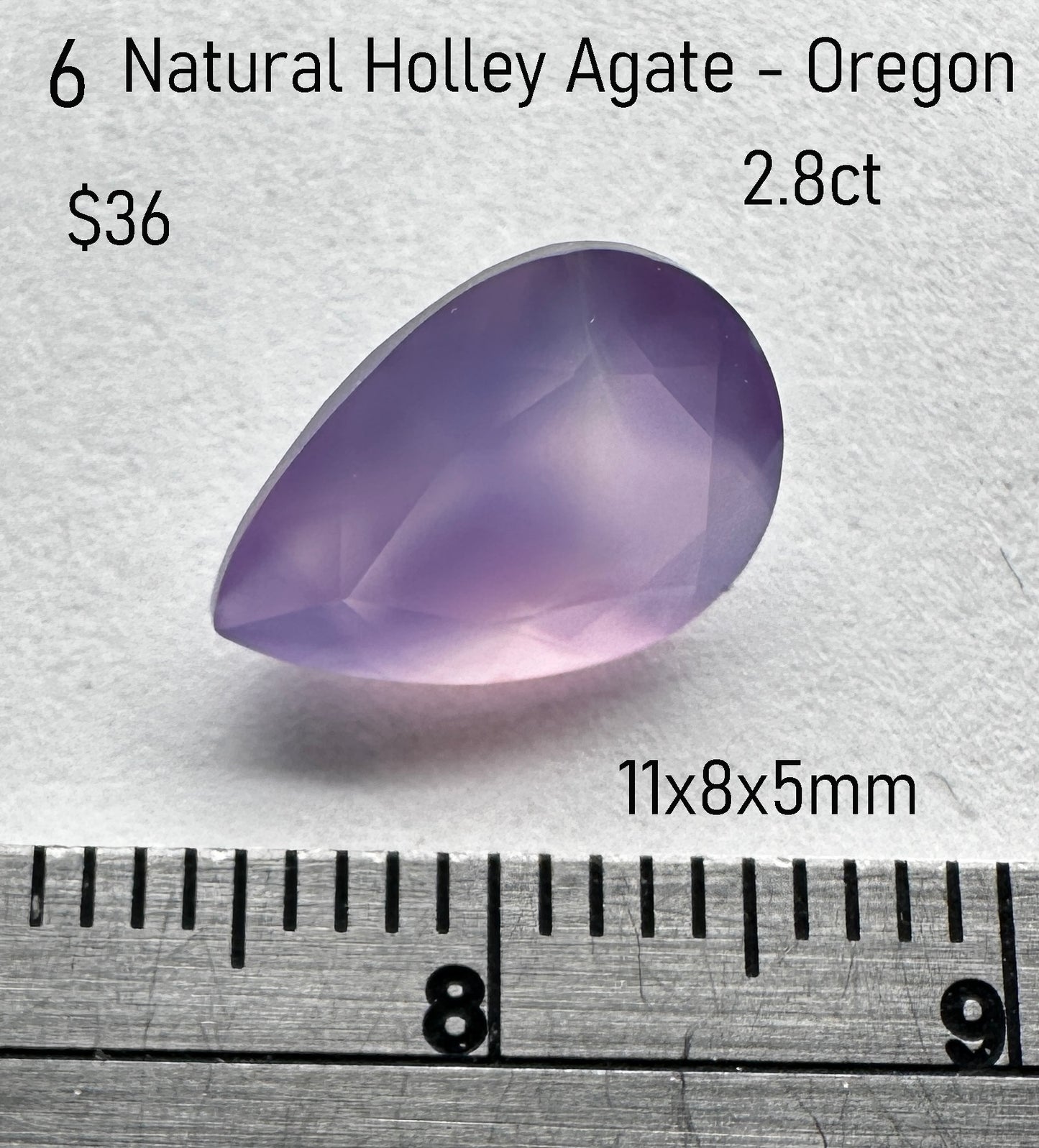 Holley Agate - Natural - Oregon - 2.8ct