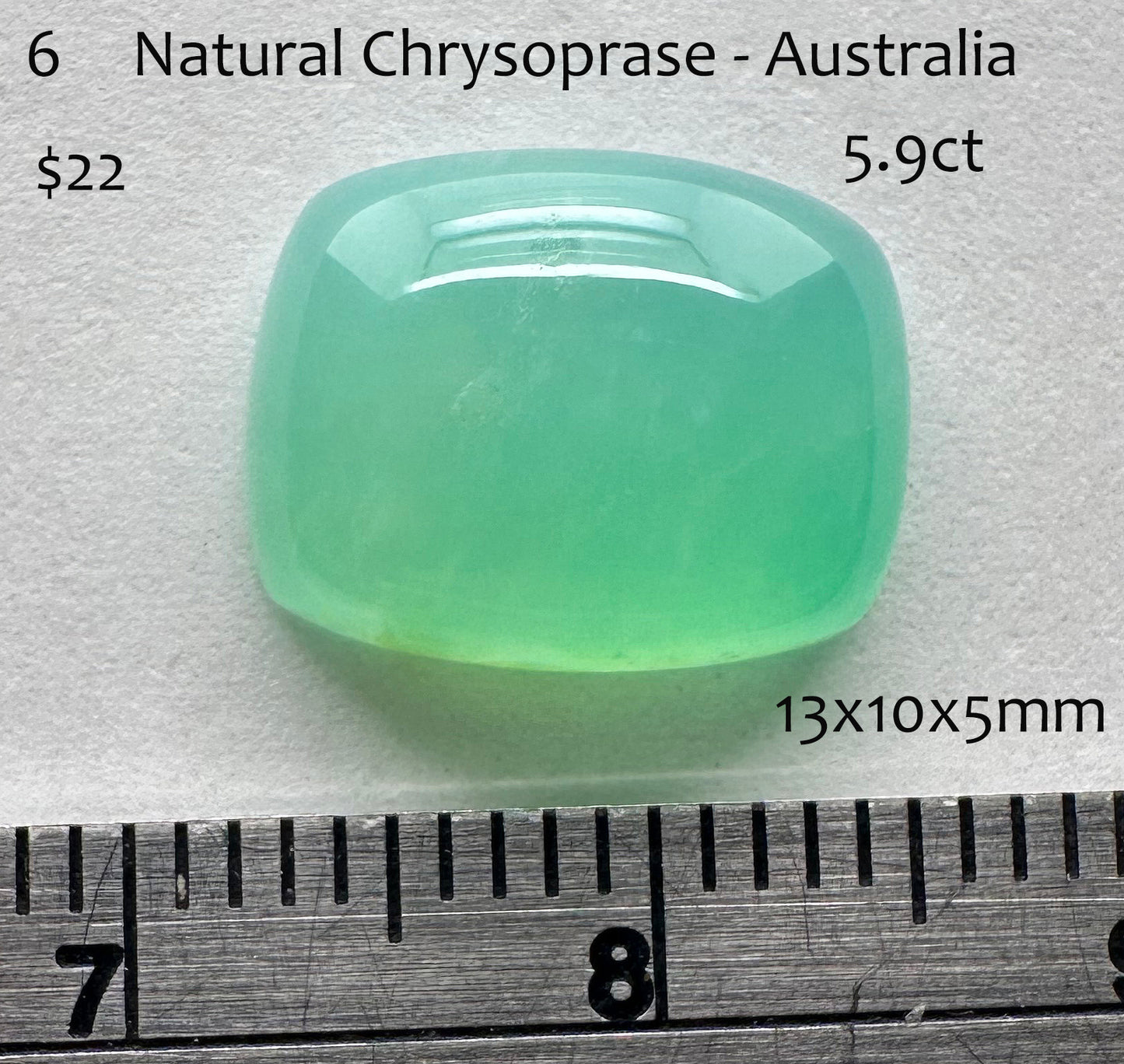 Chrysoprase - Natural - Australia - 5.9ct total