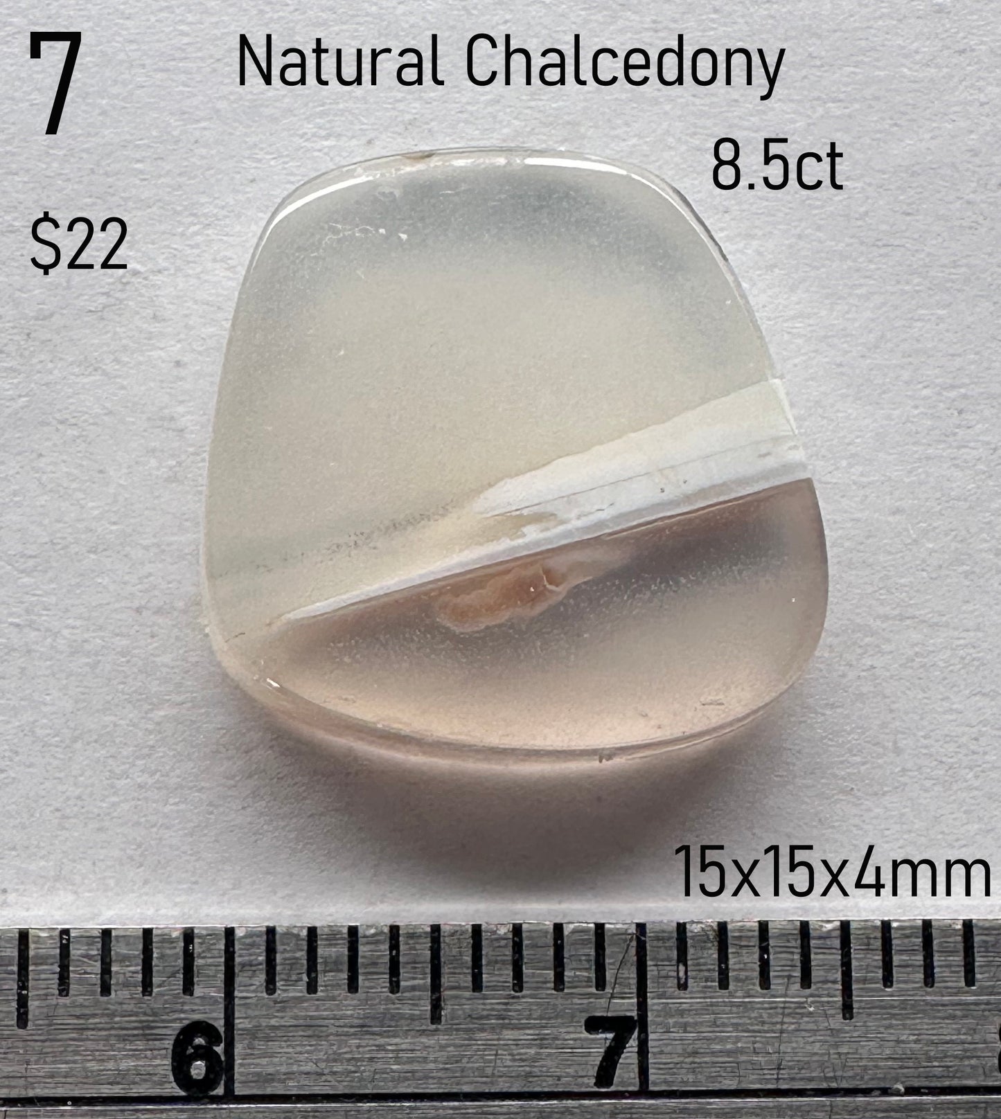 Chalcedony - Natural - USA - 8.5ct