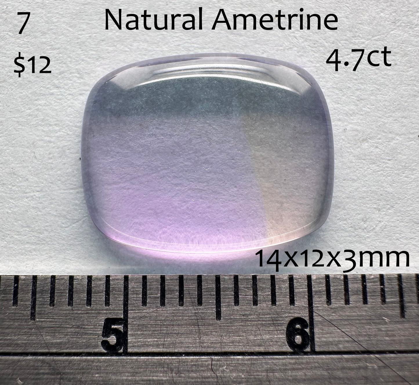 Ametrine - Natural - Bolivia - Cabochons - 4.7ct