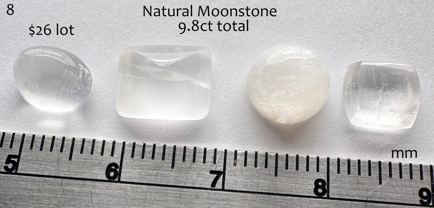 Moonstone - Natural - Tanzania - 9.8ct Total