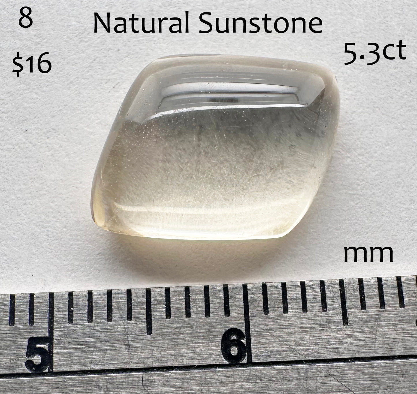 Sunstone - Natural - Oregon - 5.3ct