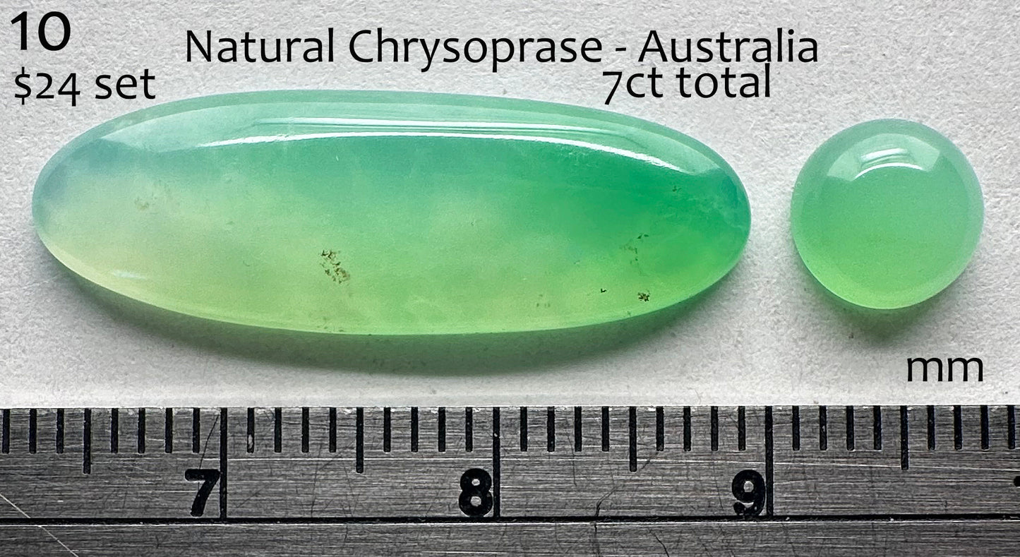 Chrysoprase - Natural - Australia - 7ct