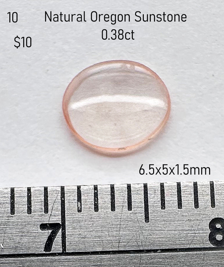 Sunstone - Natural - Oregon - 0.38ct