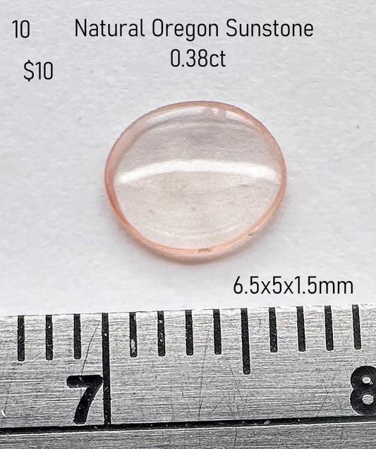 Sunstone - Natural - Oregon - 0.38ct