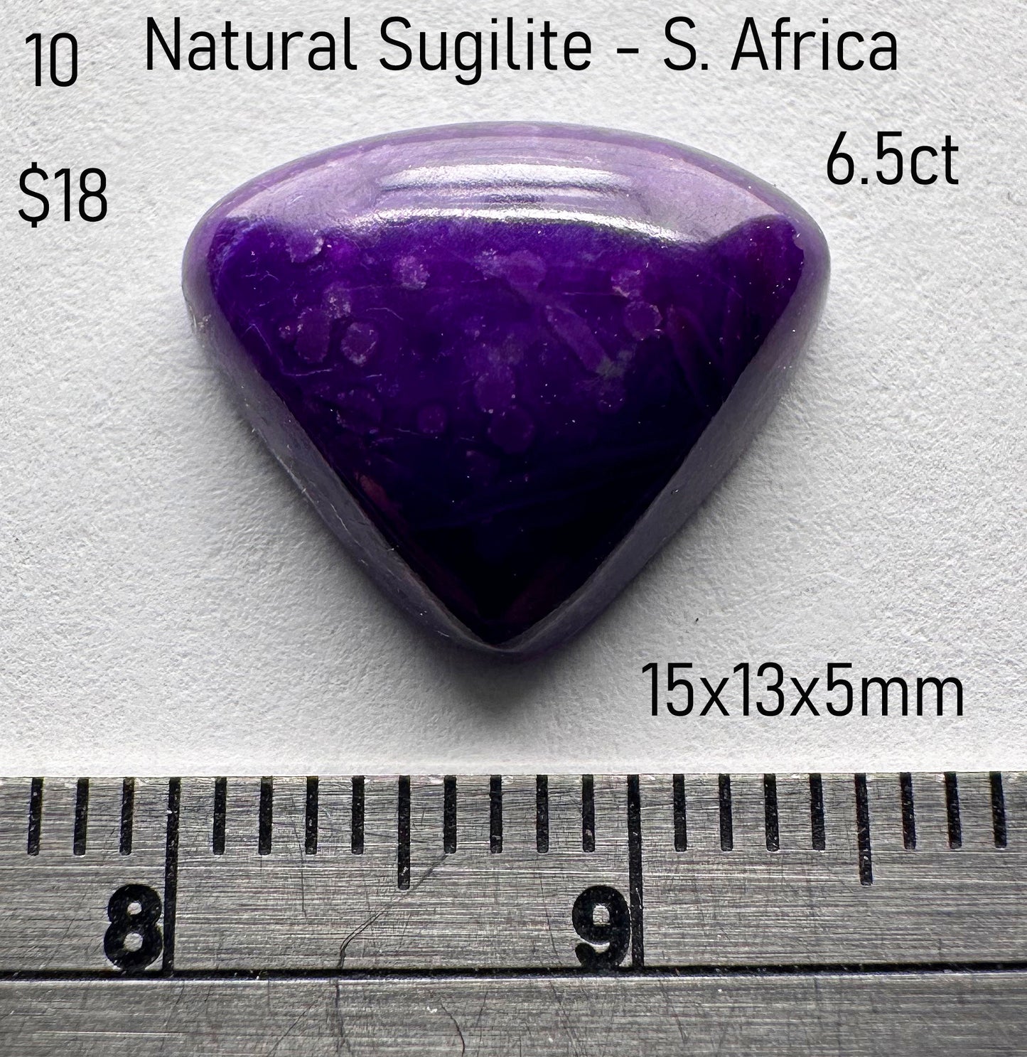 Sugilite - Natural - South Africa - 6.5ct