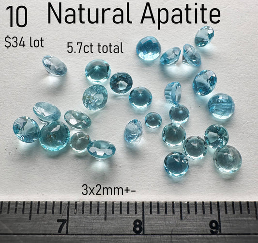 Apatite - Natural - Brazil - 5.7ct total