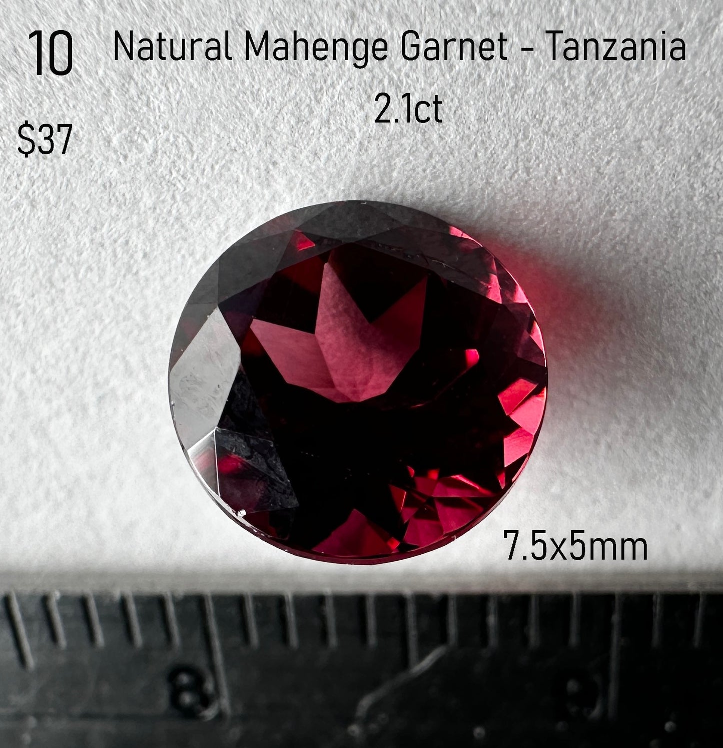 Garnet - Natural - Tanzania - Mahenge - 2.1ct
