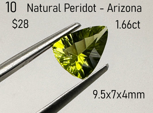 Peridot - Natural - Arizona - 1.6ct total
