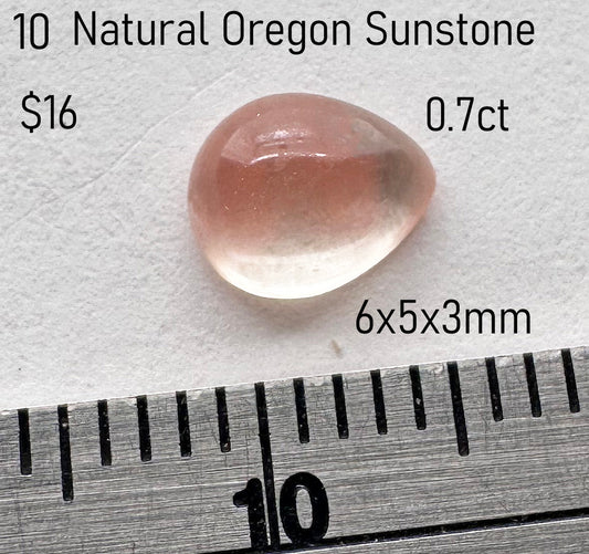 Sunstone - Natural - Oregon - 0.7ct