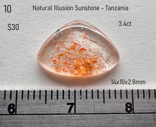 Sunstone - Natural - Tanzania - 3.4ct