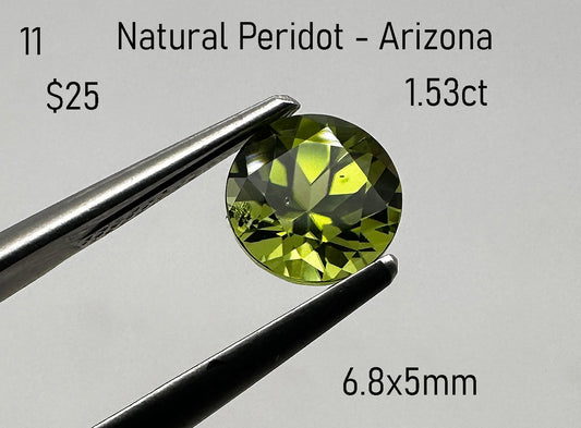Peridot - Natural - Arizona - 1.53ct total