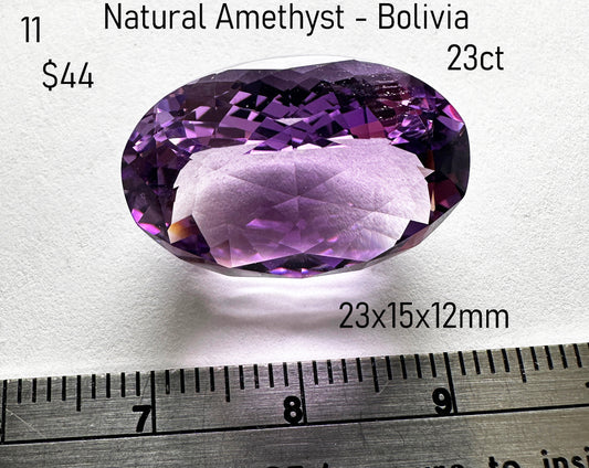 Amethyst - Natural - Bolivia - 23ct