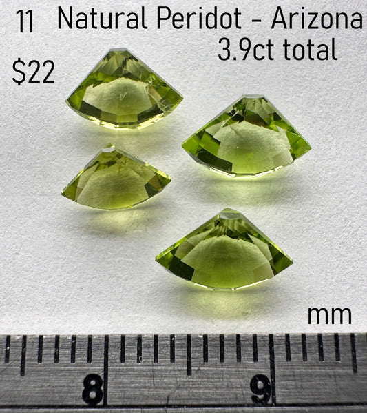Peridot - Natural - Arizona - 3.9ct total