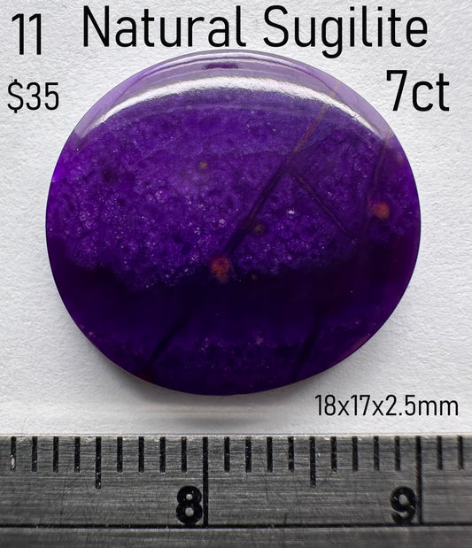 Sugilite - Natural - South Africa - 7ct