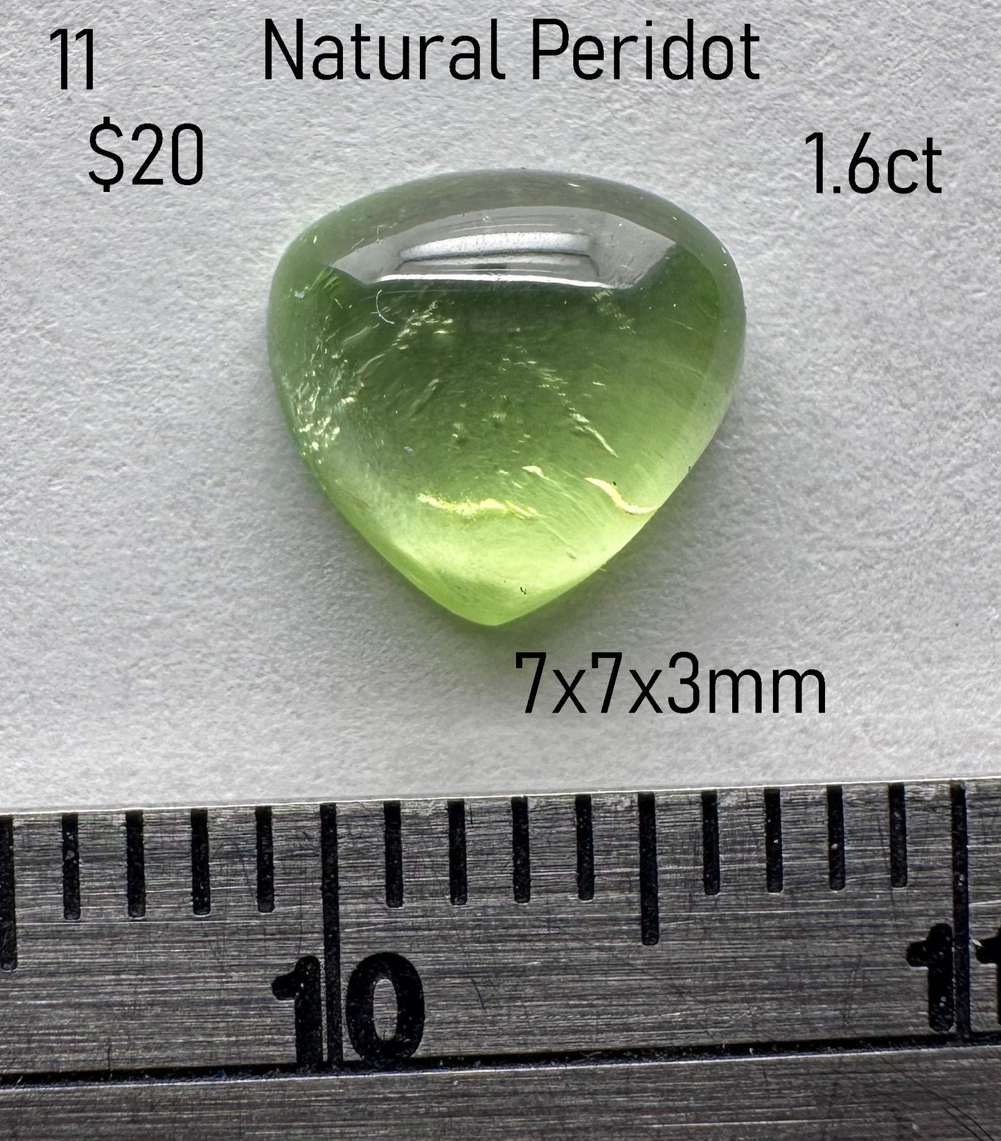 Peridot - Natural - Arizona - 1.6ct total