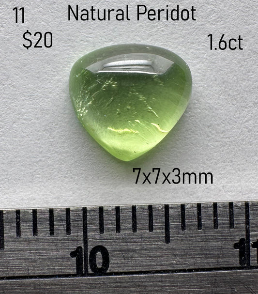 Peridot - Natural - Arizona - 1.6ct total