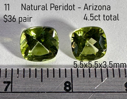 Peridot - Natural - Arizona - 2.2ct