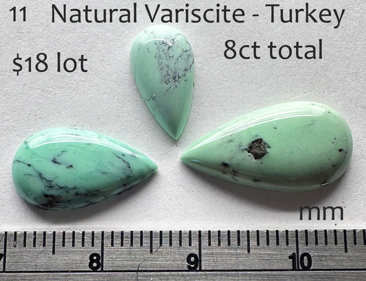 Variscite - Natural - Turkey - 8.4ct total