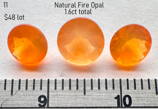 Chalcedony - Natural - Madagascar - Orange - 1.6ct total