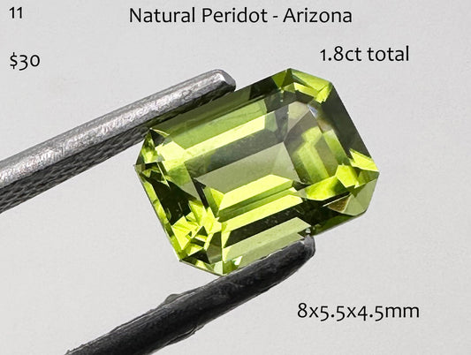 Peridot - Natural - Arizona - 1.8ct