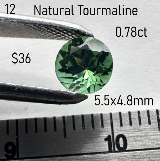Tourmaline - Natural - Tanzania - 0.78ct total