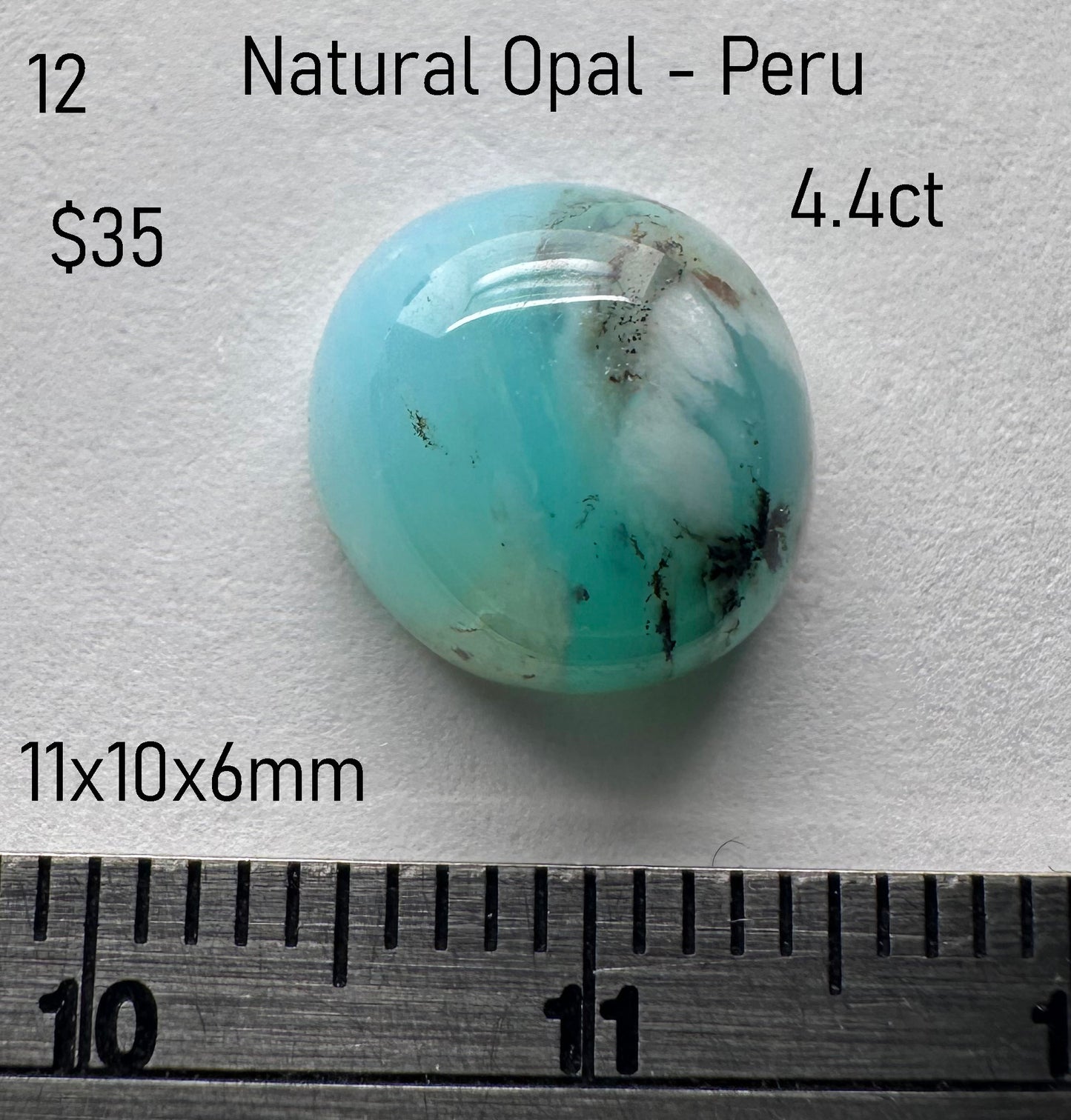 Opal - Natural - Peru - 4.4ct