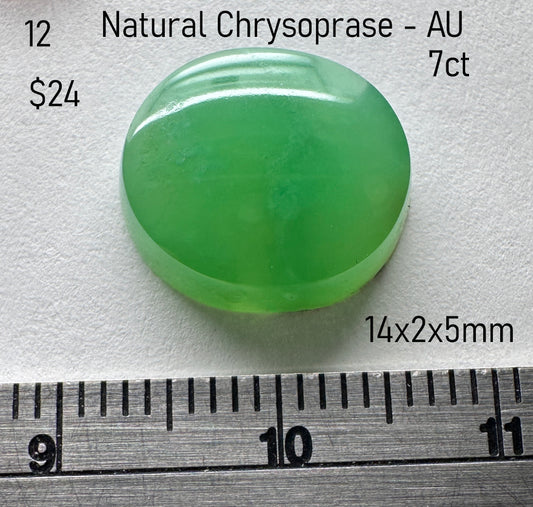 Chrysoprase - Natural - Australia - 7ct