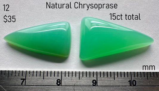 Chrysoprase - Natural - Australia - 15ct total