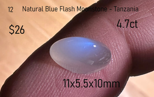 Moonstone - Natural - Tanzania - 4.7ct