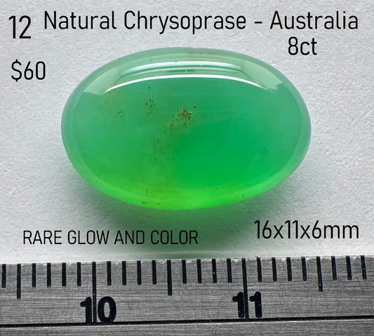 Chrysoprase - Natural - Australia - 8ct