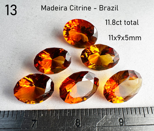 Citrine- Natural - Brazil - 11.8ct total