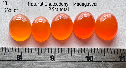Chalcedony - Natural - Madagascar - 9.9ct total