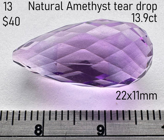 Amethyst - Natural - Bolivia - 13.9ct