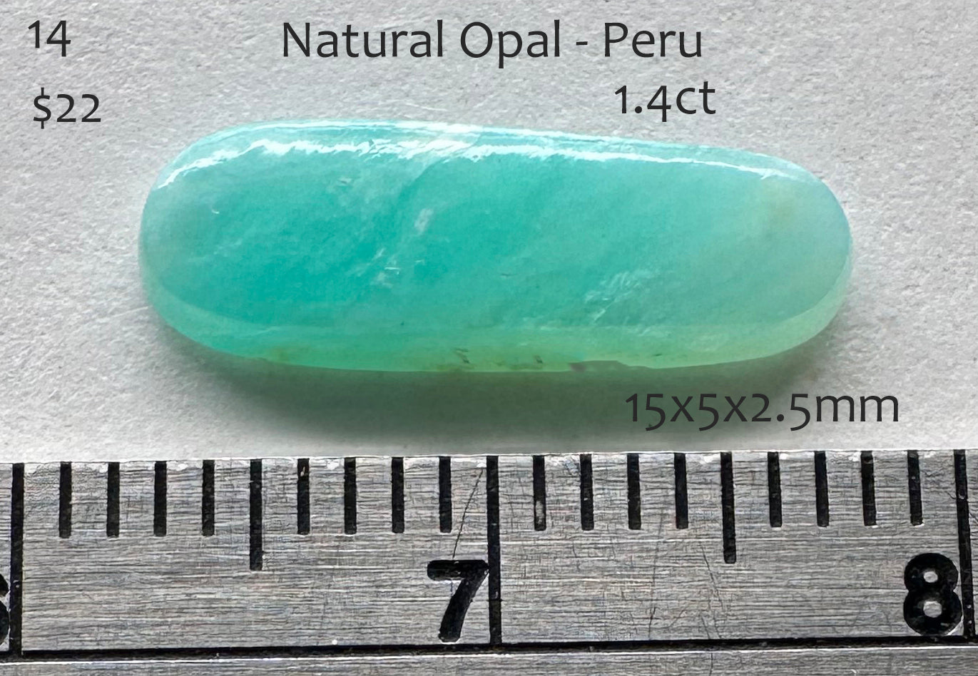 Opal - Natural - Peru - 1.4ct