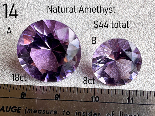 Amethyst - Natural - Bolivia - 26ct total