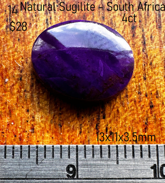Sugilite - Natural - South Africa -4ct total