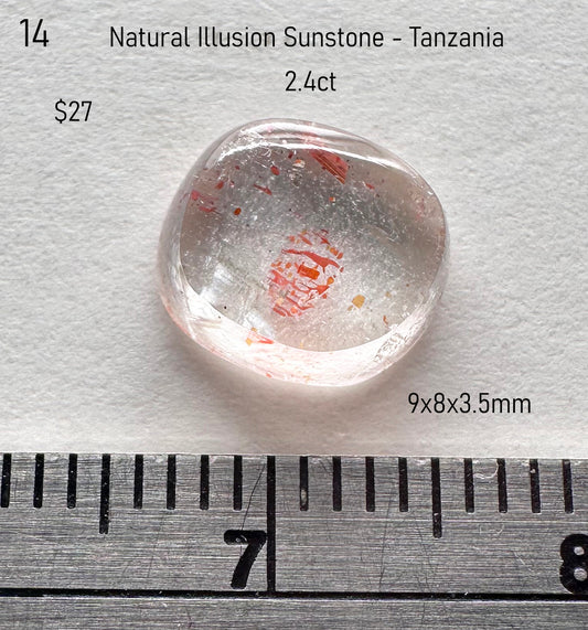 Sunstone - Natural - Tanzania - 2.4ct