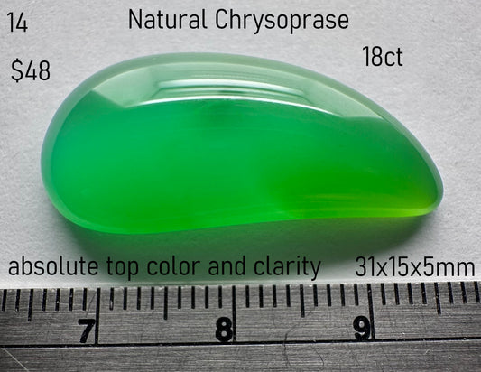 Chrysoprase - Natural - Australia - 18ct total